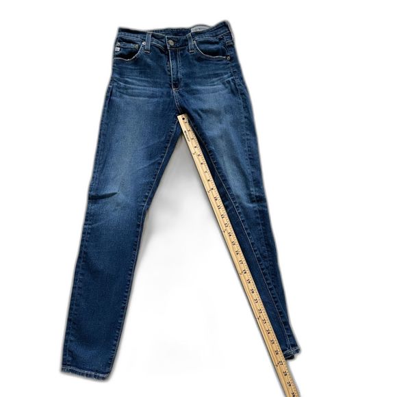 Adriano Goldschmied Farrah High-Rise Skinny Ankle Blue Jeans 27R - Picture 10 of 11